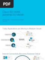 Customer Experience June 2020 - Meraki SD-WAN