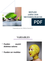 REPASO ASPECTOS METODOLÓGICOS 2016