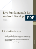 Java Fundamentals For Android Development