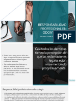 Responsabilidad Profesional en Odontologia