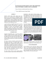 Synthetic Aperture Radar Image Processing Using The Supervised Textural-Neural Network Classification Algorithm