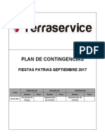 Plan de Contingencia Fiestas Patrias - Terraservice