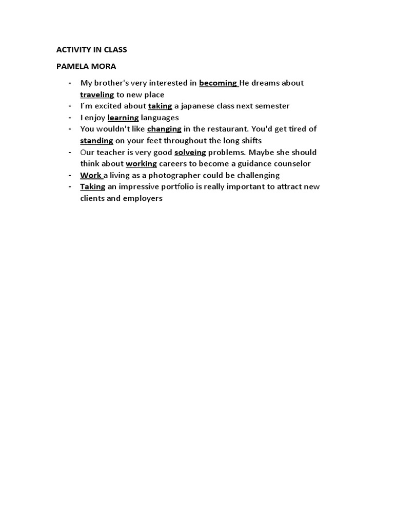 Activity in Class 2 | PDF