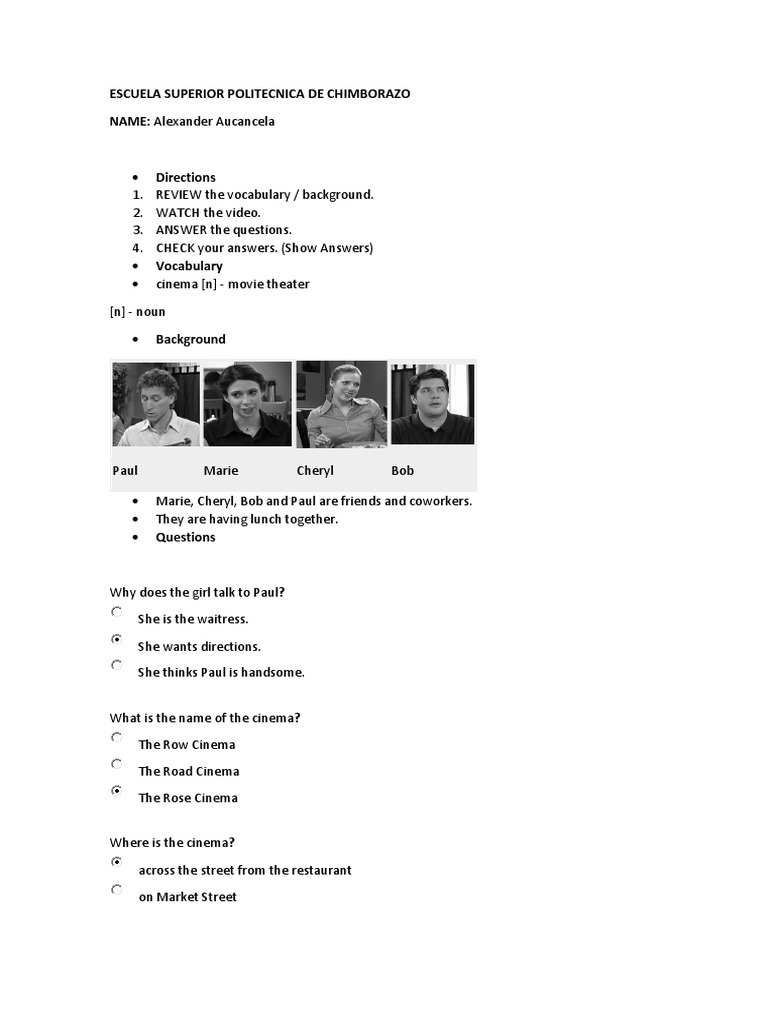 Homework 10. Listening Practice 10 PDF | PDF | Language Arts & Discipline