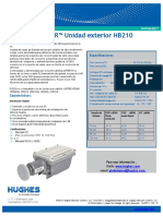 Data Sheet Antena Satelital HB210 - Radio ODU