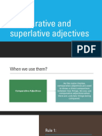 Comparative and Superlative Adjectives PDF