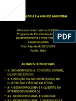 A Geomorfologia e A Análise Geoambiental