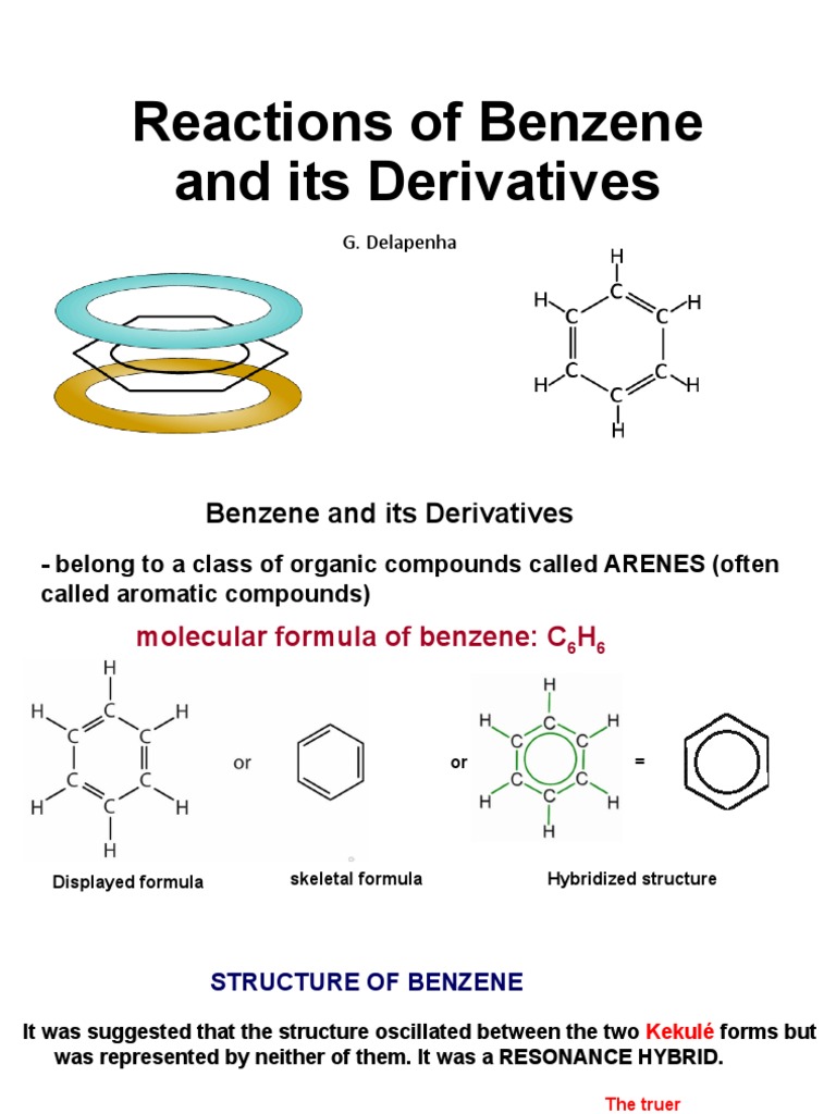 Lesson 13 Reactions of Benzene and Its Derivatives-Hannah-Pc | PDF |  Aromaticity | Benzene, image size:768x1024
