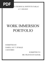 WORK IMMERSION PORTFOLIO LATEST (Latest)