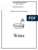 Water: Jankidas Kapur Public School