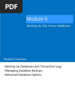 Backing Up SQL Server Databases