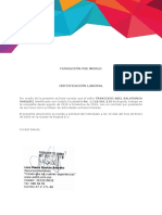 Certificacion Laboral PDF