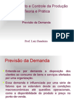 PCP - Aula2 PREVISÃO DA DEMANDA