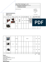 Proforma Invoice: Xiamen 3plus Technology Co., LTD