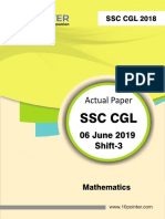 SSC CGL06June2019 Paper