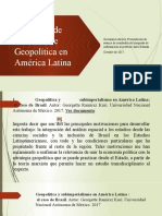 Geopolítica en América Latina 
