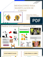 ERGONOMÍA - Manipulacion de Cargas