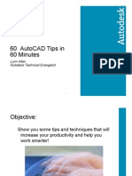 60 AutoCAD Tips in 60 Minutes Final