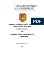 Definición de La Admn. Finaciera PDF