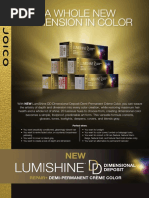 Lumishine DD Demi Permanent Creme Fact Sheet