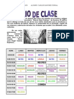 Práctica Horario Carlos Sánchez Corral