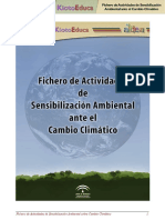 Fichero de Actividades de Sensibilizacion Ambiental Sobre Cambio Climatico