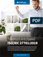 The Much Anticipated: ISO/IEC 27701:2019