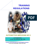 TR - Automotive Servicing NC II