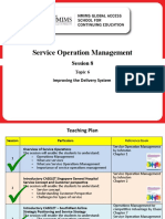 Service Operation Management: Session 8