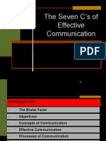 The Seven C's of Effective Communication