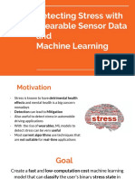 Detecting Stress With Wearable Sensor Data and Machine Learning