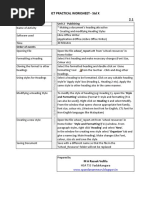 ICT Worksheet 2.1 - STD X - Spandanam PDF