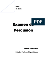 Informe Percusion Examen 2017