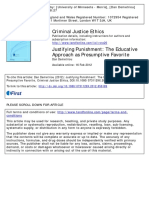 Justifying Punishment The Educative Appr PDF