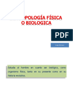 Antropología física: Estudio biológico del hombre y su evolución