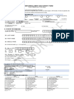 Learner Enrollment and Survey Form: Grade Level and School Information