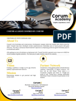 Corum8 Academy Brochure 