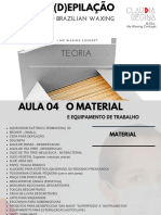 4 Aula - o Material de Trabalho Cera Etc