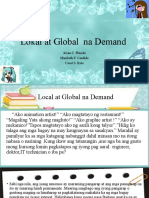 Lokal at Global Na Demand