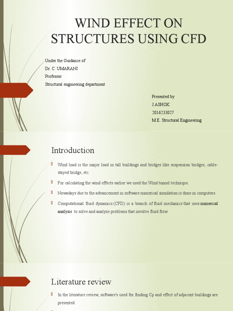 Wind Load Analysis on Structures Using CFD | PDF | Wind Tunnel ...