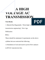 Extra High Voltage Ac Transmission: Text Books