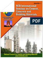 NCB International Seminar On Cement, Concrete and Building Materials