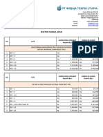 Price List Apar - Brand Eco