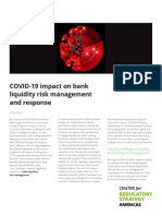 COVID-19 Impact On Bank Liquidity Risk Management and Response