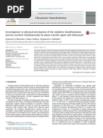 Investigations in Physical Mechanism of The Oxidative Desulfurization Process Assisted Simultaneously by Phase Transfer Agent and Ultrasound PDF