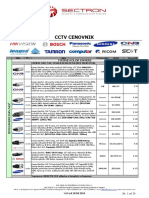 SECTRON CCTV Cenovnik Avg 2014 END USER V1 PDF