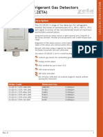 Analogue Refrigerant Gas Detectors (GS-220.BC.V.ZETA) : Description