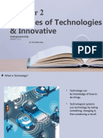 The Roles of Technologies & Innovative: Entrepreneurship