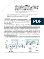 SDN/NFV Orchestration for Multi-domain 5G Services Delivery Across Heterogeneous Networks