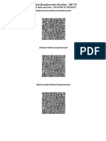 Medical Questionnaire Number: 58174: Issued Date and Time: 2018/09/19 09:39:07